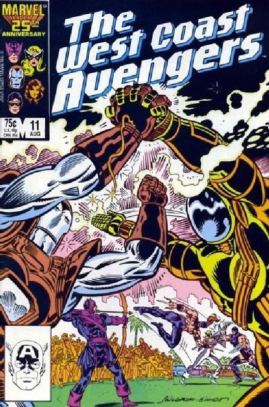 Cover of West Coast Avengers (Vol 1) #11. One of 250,000 Vintage American Comics on sale from Krypton!