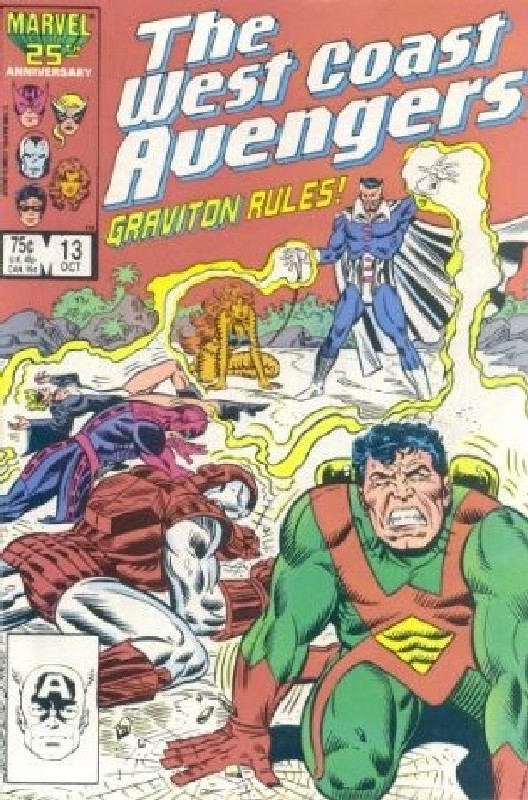 Cover of West Coast Avengers (Vol 1) #13. One of 250,000 Vintage American Comics on sale from Krypton!