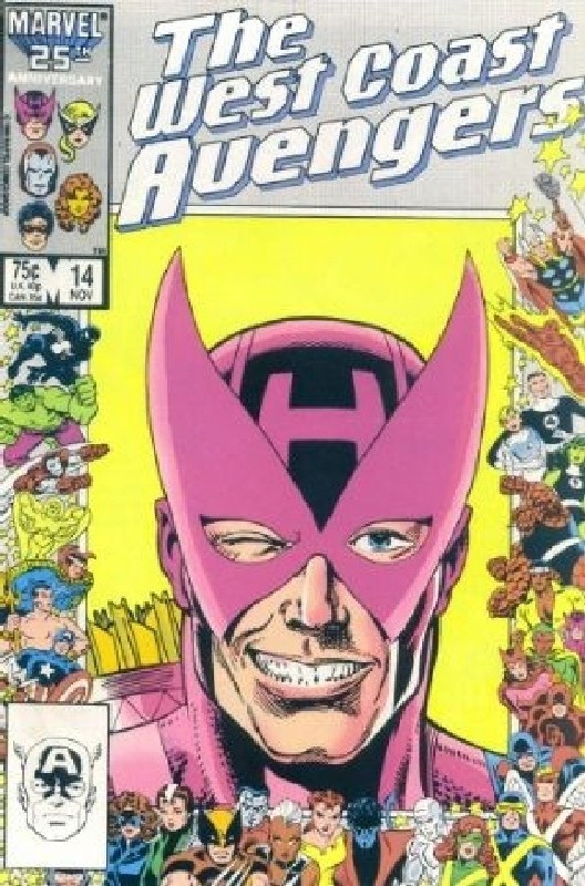 Cover of West Coast Avengers (Vol 1) #14. One of 250,000 Vintage American Comics on sale from Krypton!