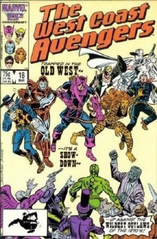 Cover of West Coast Avengers (Vol 1) #18. One of 250,000 Vintage American Comics on sale from Krypton!