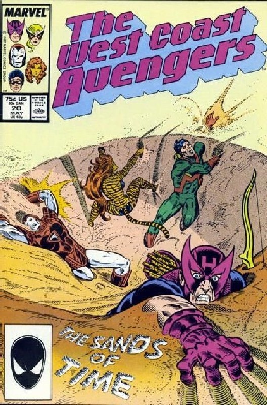 Cover of West Coast Avengers (Vol 1) #20. One of 250,000 Vintage American Comics on sale from Krypton!