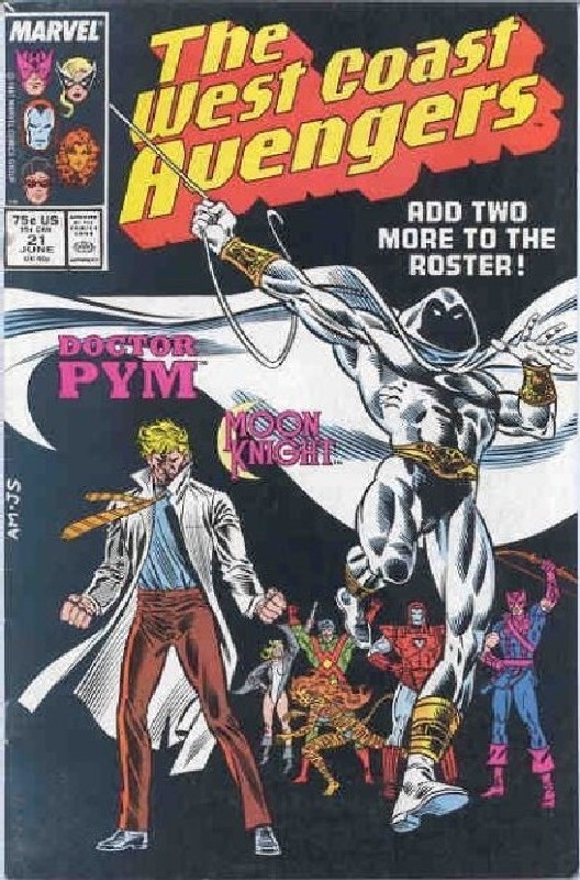 Cover of West Coast Avengers (Vol 1) #21. One of 250,000 Vintage American Comics on sale from Krypton!