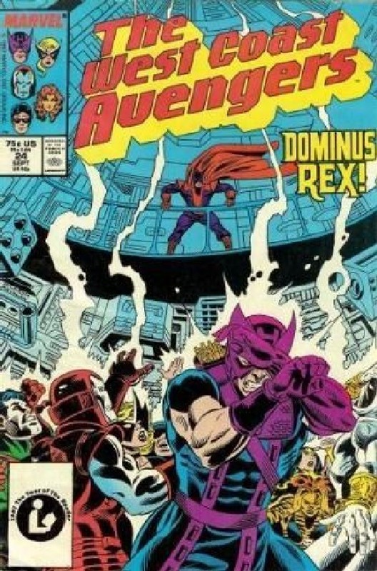 Cover of West Coast Avengers (Vol 1) #24. One of 250,000 Vintage American Comics on sale from Krypton!