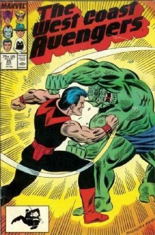 Cover of West Coast Avengers (Vol 1) #25. One of 250,000 Vintage American Comics on sale from Krypton!