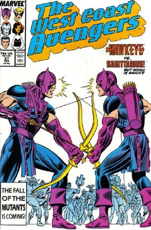 Cover of West Coast Avengers (Vol 1) #27. One of 250,000 Vintage American Comics on sale from Krypton!