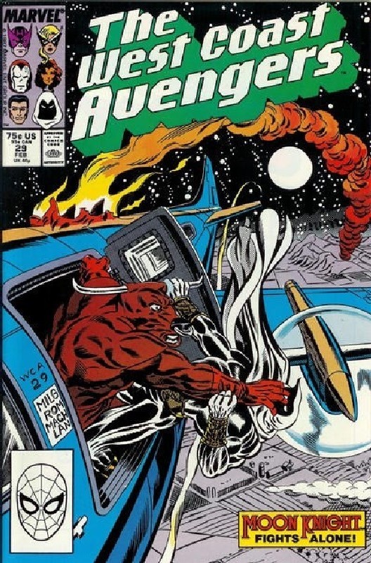 Cover of West Coast Avengers (Vol 1) #29. One of 250,000 Vintage American Comics on sale from Krypton!