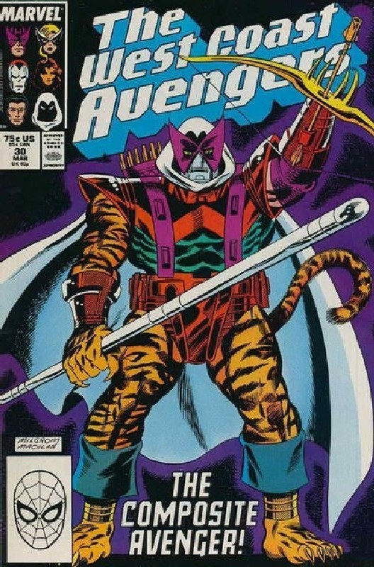 Cover of West Coast Avengers (Vol 1) #30. One of 250,000 Vintage American Comics on sale from Krypton!