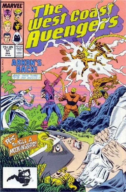 Cover of West Coast Avengers (Vol 1) #31. One of 250,000 Vintage American Comics on sale from Krypton!
