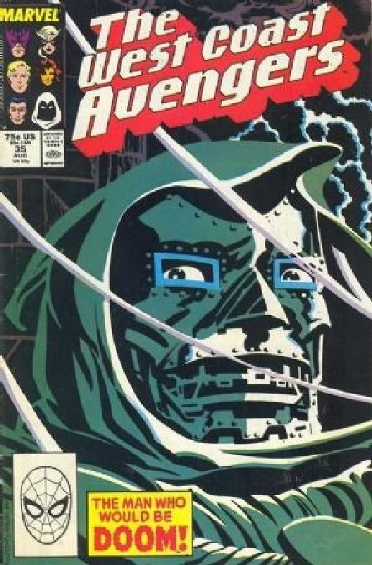 Cover of West Coast Avengers (Vol 1) #35. One of 250,000 Vintage American Comics on sale from Krypton!