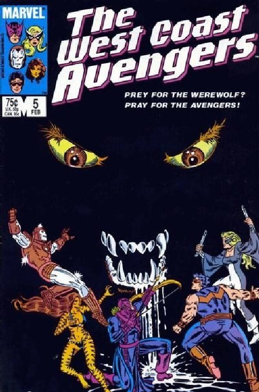Cover of West Coast Avengers (Vol 1) #5. One of 250,000 Vintage American Comics on sale from Krypton!