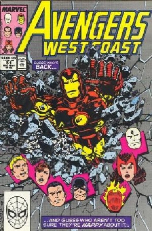 Cover of West Coast Avengers (Vol 1) #51. One of 250,000 Vintage American Comics on sale from Krypton!