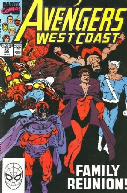 Cover of West Coast Avengers (Vol 1) #57. One of 250,000 Vintage American Comics on sale from Krypton!
