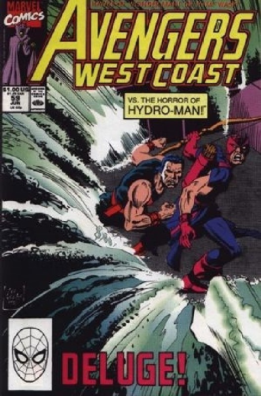 Cover of West Coast Avengers (Vol 1) #59. One of 250,000 Vintage American Comics on sale from Krypton!