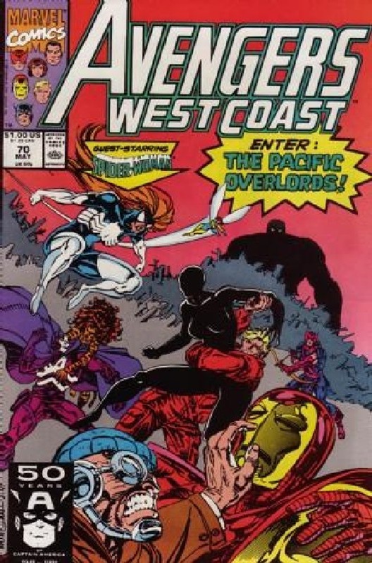 Cover of West Coast Avengers (Vol 1) #70. One of 250,000 Vintage American Comics on sale from Krypton!