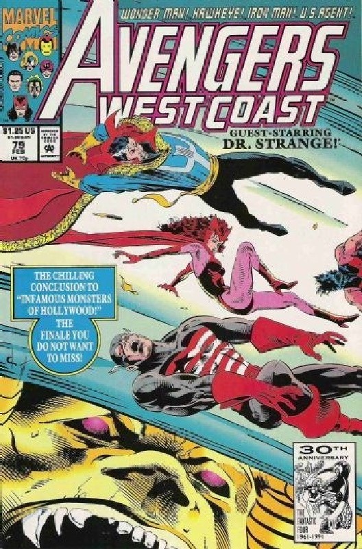 Cover of West Coast Avengers (Vol 1) #79. One of 250,000 Vintage American Comics on sale from Krypton!