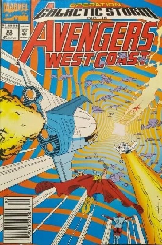 Cover of West Coast Avengers (Vol 1) #82. One of 250,000 Vintage American Comics on sale from Krypton!