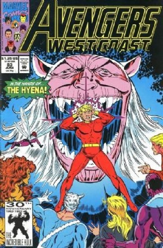 Cover of West Coast Avengers (Vol 1) #83. One of 250,000 Vintage American Comics on sale from Krypton!