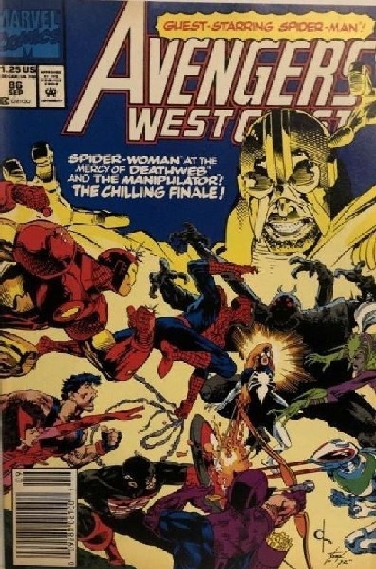 Cover of West Coast Avengers (Vol 1) #86. One of 250,000 Vintage American Comics on sale from Krypton!