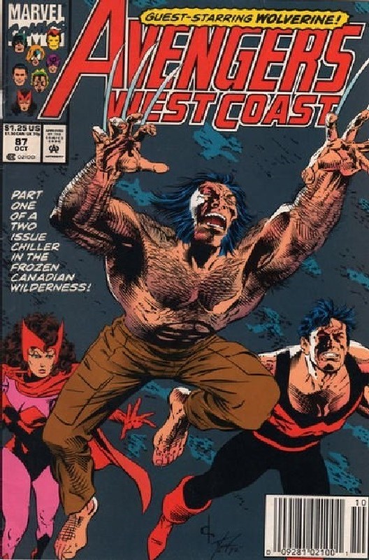 Cover of West Coast Avengers (Vol 1) #87. One of 250,000 Vintage American Comics on sale from Krypton!