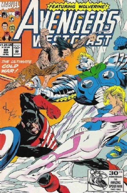 Cover of West Coast Avengers (Vol 1) #88. One of 250,000 Vintage American Comics on sale from Krypton!