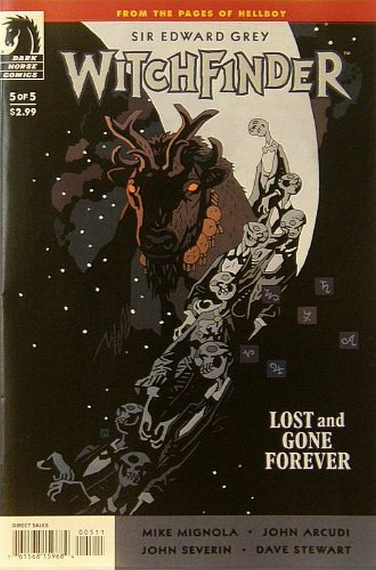 Cover of Witchfinder: Lost & Gone Forever #5. One of 250,000 Vintage American Comics on sale from Krypton!