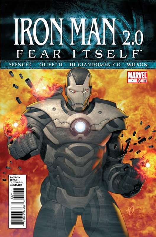 Cover of Iron Man: Two Point Zero (Vol 1) #7. One of 250,000 Vintage American Comics on sale from Krypton!