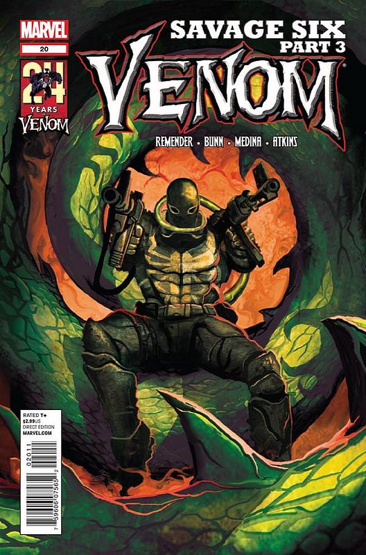 Cover of Venom (Vol 2) #20. One of 250,000 Vintage American Comics on sale from Krypton!