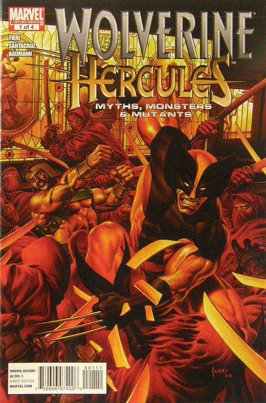 Cover of Wolverine/Hercules: Myths Monsters & Mutants #1. One of 250,000 Vintage American Comics on sale from Krypton!