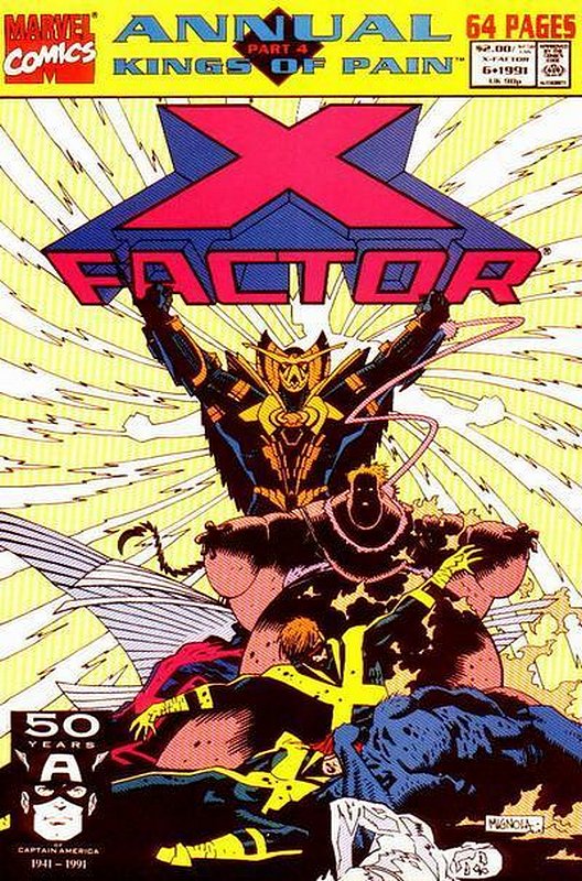 Cover of X-Factor (Vol 1) Annual #6. One of 250,000 Vintage American Comics on sale from Krypton!