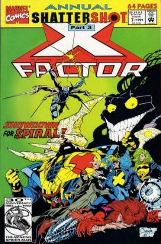 Cover of X-Factor (Vol 1) Annual #7. One of 250,000 Vintage American Comics on sale from Krypton!