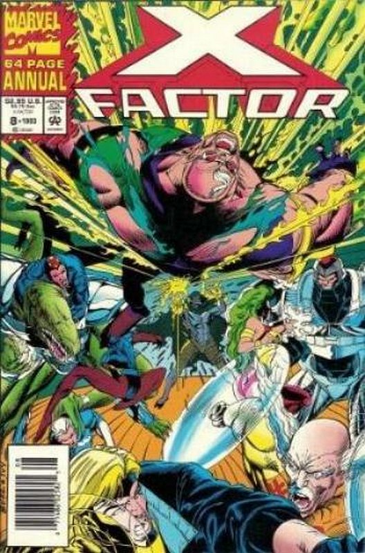Cover of X-Factor (Vol 1) Annual #8. One of 250,000 Vintage American Comics on sale from Krypton!