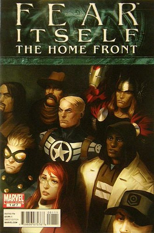 Cover of Fear Itself: Home Front (2011 Ltd) #1. One of 250,000 Vintage American Comics on sale from Krypton!