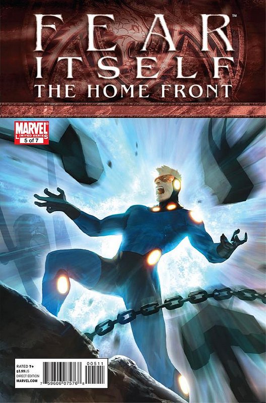 Cover of Fear Itself: Home Front (2011 Ltd) #5. One of 250,000 Vintage American Comics on sale from Krypton!