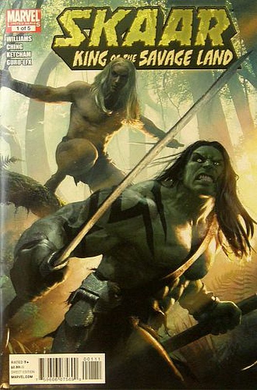 Cover of Skarr: King of the Savage Land (2011 Ltd) #1. One of 250,000 Vintage American Comics on sale from Krypton!