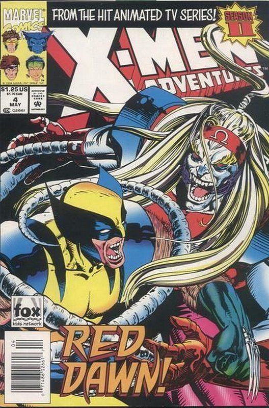 Cover of X-Men Adventures - (Season 2) #4. One of 250,000 Vintage American Comics on sale from Krypton!