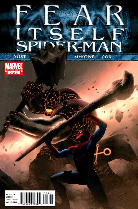 Cover of Fear Itself: Spider-Man (2011 Ltd) #3. One of 250,000 Vintage American Comics on sale from Krypton!