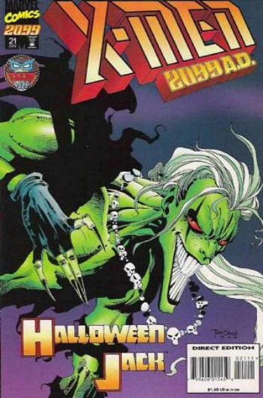 Cover of X-Men 2099 (Vol 1) #21. One of 250,000 Vintage American Comics on sale from Krypton!
