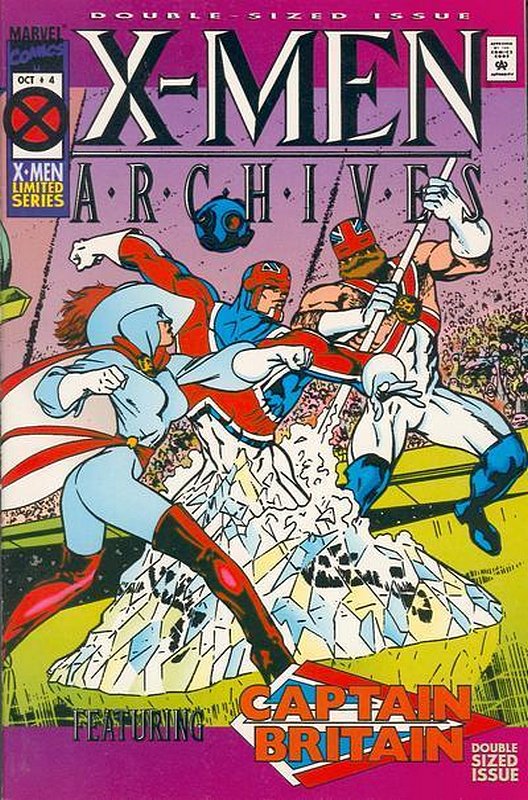 Cover of X-Men Archives: Captain Britain (Vol 1) #4. One of 250,000 Vintage American Comics on sale from Krypton!