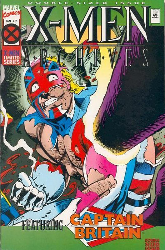 Cover of X-Men Archives: Captain Britain (Vol 1) #7. One of 250,000 Vintage American Comics on sale from Krypton!