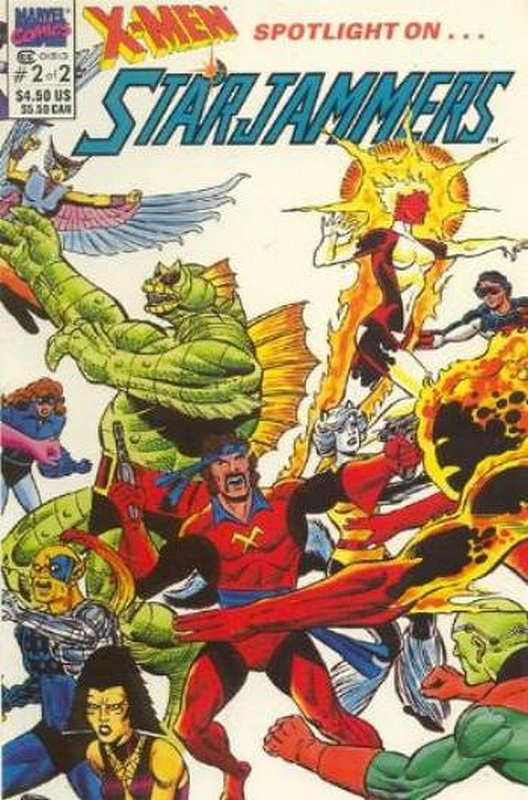 Cover of X-Men Spotlight: The Starjammers (1990 Ltd) #2. One of 250,000 Vintage American Comics on sale from Krypton!