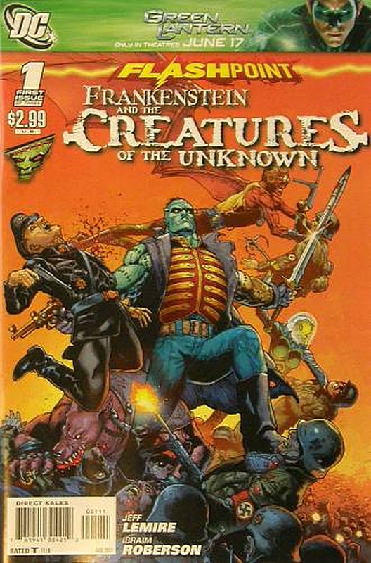 Cover of Flashpoint: Frankenstein Creatures of the Unkown #1. One of 250,000 Vintage American Comics on sale from Krypton!