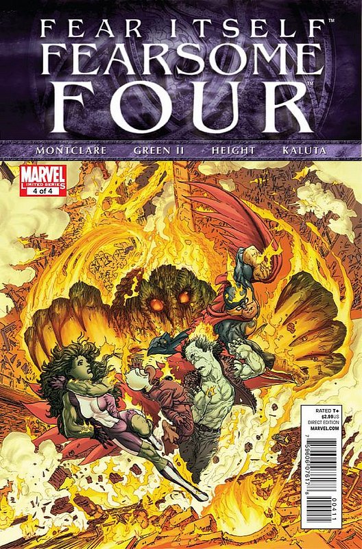 Cover of Fear Itself: Fearsome Four (2011 Ltd) #4. One of 250,000 Vintage American Comics on sale from Krypton!
