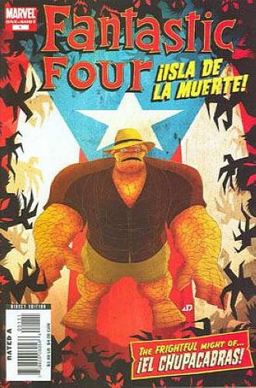 Cover of Fantastic Four: Ilsla De La Muerte (2008 One Shot) #1. One of 250,000 Vintage American Comics on sale from Krypton!