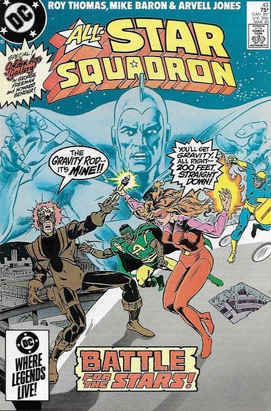 Cover of All-Star Squadron (Vol 1) #43. One of 250,000 Vintage American Comics on sale from Krypton!