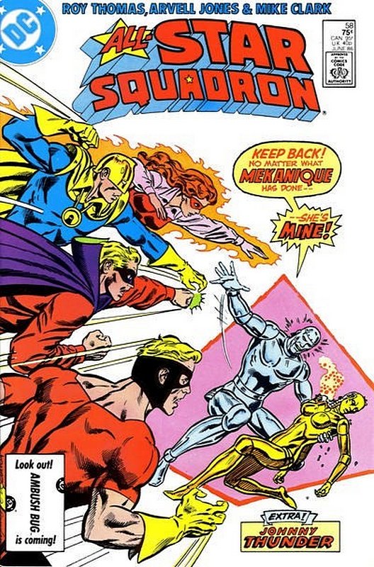 Cover of All-Star Squadron (Vol 1) #58. One of 250,000 Vintage American Comics on sale from Krypton!