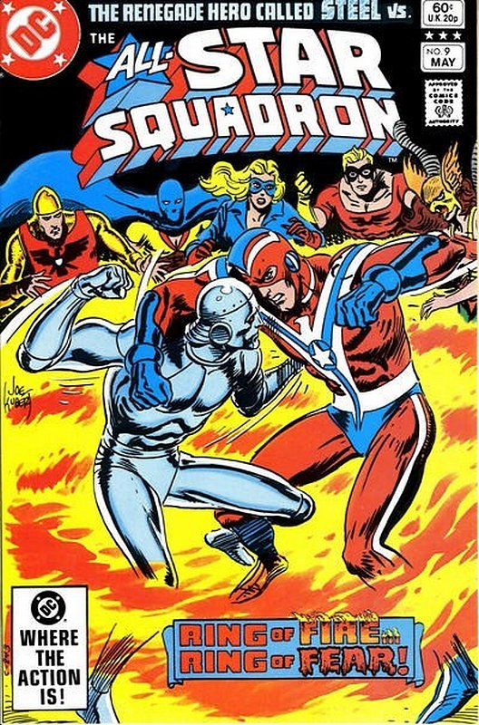 Cover of All-Star Squadron (Vol 1) #9. One of 250,000 Vintage American Comics on sale from Krypton!
