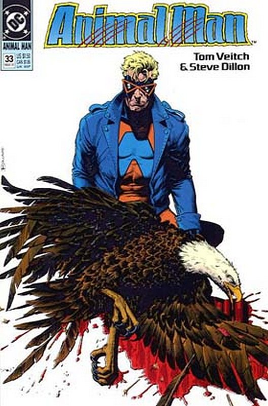 Cover of Animal Man (Vol 1) #33. One of 250,000 Vintage American Comics on sale from Krypton!