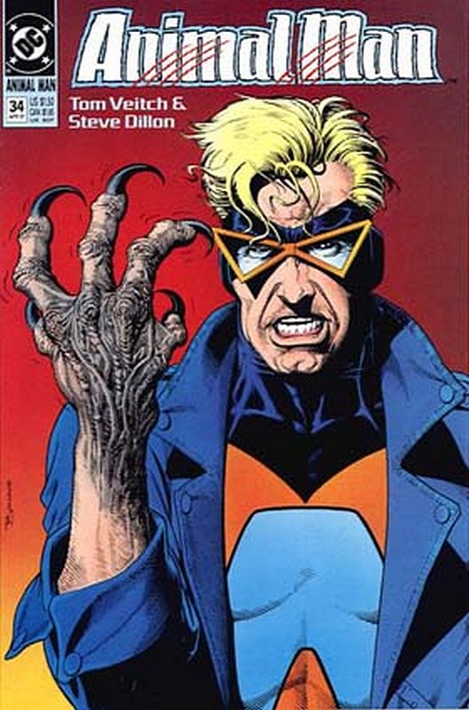Cover of Animal Man (Vol 1) #34. One of 250,000 Vintage American Comics on sale from Krypton!