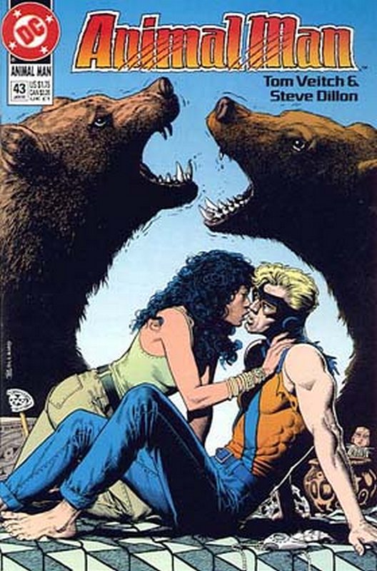 Cover of Animal Man (Vol 1) #43. One of 250,000 Vintage American Comics on sale from Krypton!