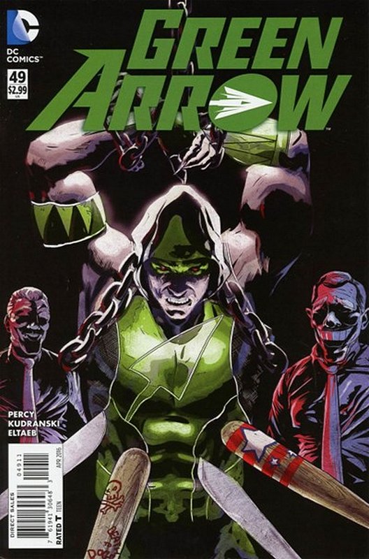 Cover of Green Arrow (Vol 4) #49. One of 250,000 Vintage American Comics on sale from Krypton!